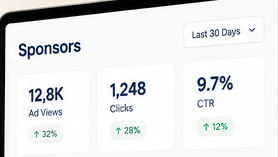 Sponsor revenue preview